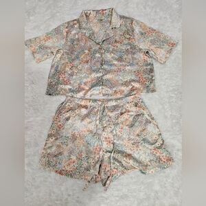 Cynthia Rowley Floral Pajama Set size L
